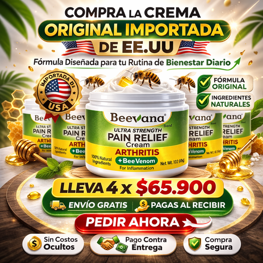 Crema Beevana Original Con Veneno de Abeja