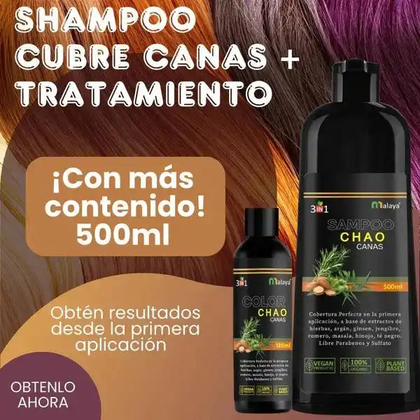 SHAMPOO CHAO CANAS + TRATAMIENTO ORIGINAL